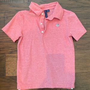 Janie and Jack, coral boys polo size 6